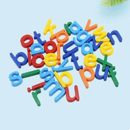 Magnetic Plastic Alphabet Fridge Stickers Early Educational