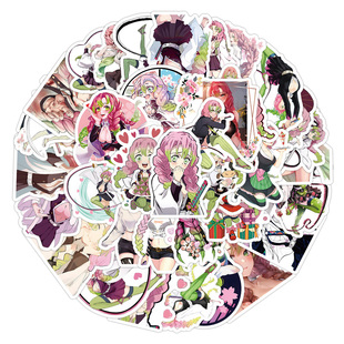 50PCS Demon Slayer Kanroji Mitsuri Anime Sticker DIY Phone L