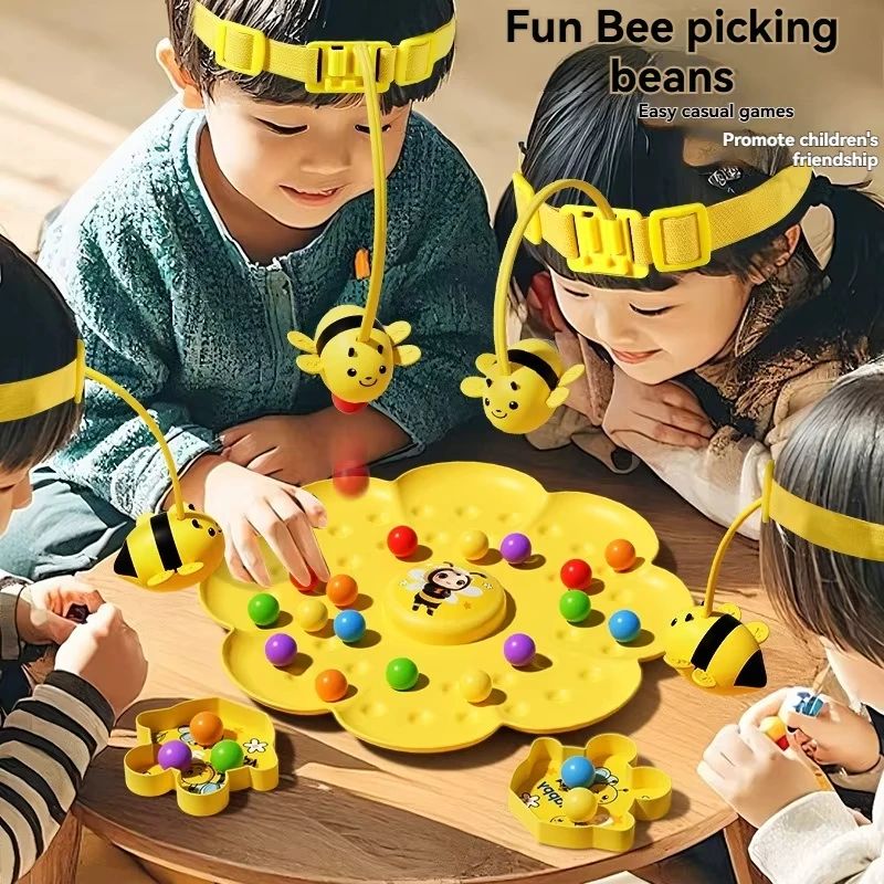 Magnetic Board Games Bumble Bee Toy Montessori Sorting Puzzl