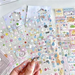 MINKYS 8pcs/lot ins Kawaii Decorative Stickers for Scrapbook