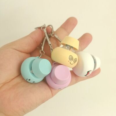Keyboard Key Toy Keychain Party Stress Relief DIY Fidget But