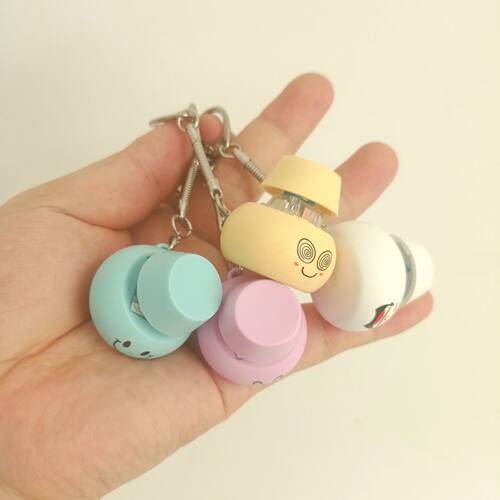 Keyboard Key Toy Keychain Party Stress Relief DIY Fidget But