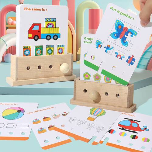 Logic Puzzle Game Educational Toy Set for Kids Logic Unlocki