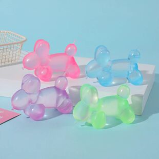 Stress Relief Toy Dachshund Squishy Toy Squeeze Fidget Toy F