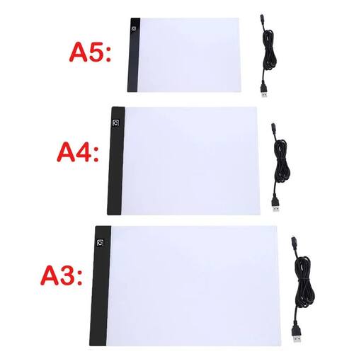 A3/A4/A5 Led Light Pad Drawing Board Pad Three Level Dimmabl