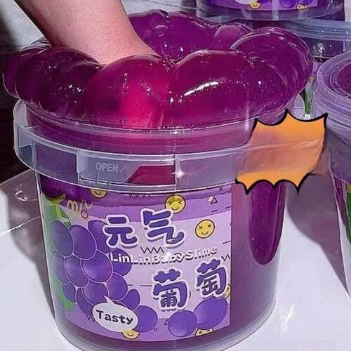 Milk Bucket Large Capacity Slime, Soft Jelly Fake Water Slim