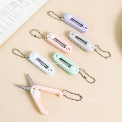 Creative Mini Portable Folding Scissors Morandi Simple Paper