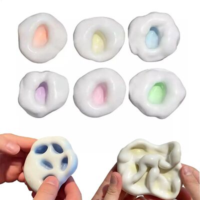 Stress Relief Sand Glutinous Balls Squeeze Ball Toy Adults P