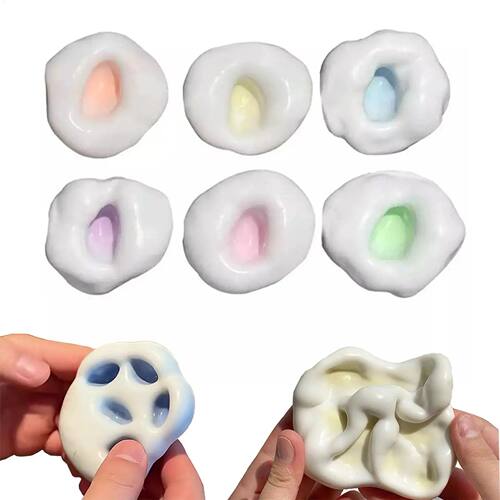 Stress Relief Sand Glutinous Balls Squeeze Ball Toy Adults P