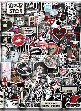 10/50/100pcs Downtown Y2K Girls Aesthetics Cartoon Graffiti