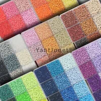 Yantjouet 15color 2.6mm Mini Beads Color Set 650PCs Hama Bea