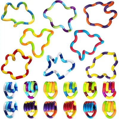 3pcs Tangle Fidget Toy Twisting Sensory Toy Hand-Eye Coordin