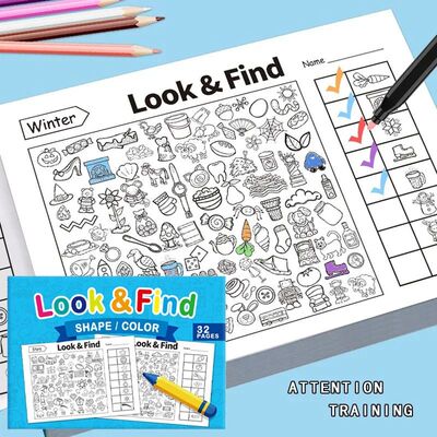 Drawing Book Coloring Book Interactive Activity for Look and