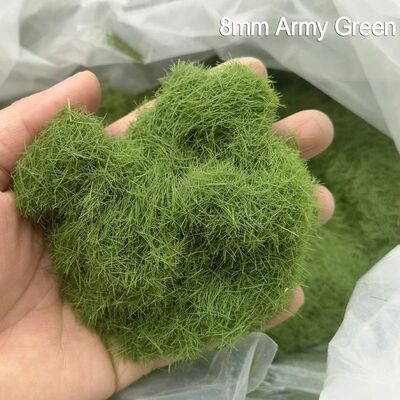 100G 5mm/8mm Static Grass Model Matte nylon artificial lawn