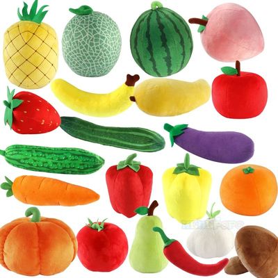Fruits Vegetables Seafood Plush Toy Garlic Strawberry Brocco