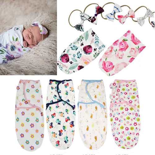 Soft Cotton Infant Swaddle Muslin Blanket Newborn Baby Wrap