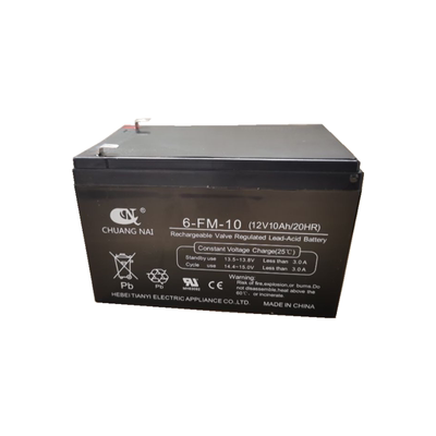 创耐CHUANGNAI6-FM-10 12v10Ah/20HR 电瓶蓄电池儿童电动童车汽车