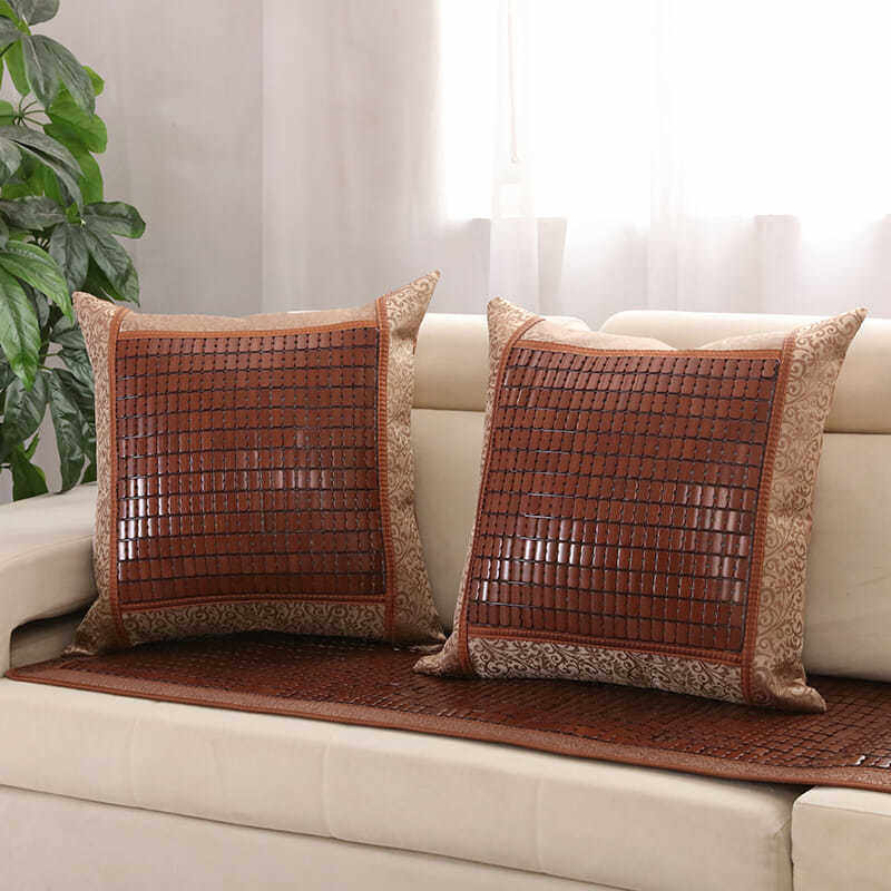 summer mat Pillowcase Mahjong sofa By pillowcase Cushion cover pillowcase summer Office Bamboo mat Lumbar cushionin the Home Fabric , Pillow/Pillow  category - from Buy2taobao.com to provide professional Taobao agent buy service