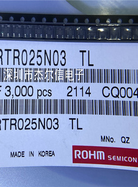 RTR025N03TL RTR025N03 丝印QZ ROHM SOT-23 全新进口原装 可直拍