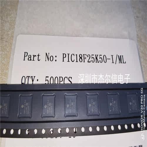 PIC18F25K50-I/ML 18F25K50 MICROCHIP QFN28全新进口原装 可直拍