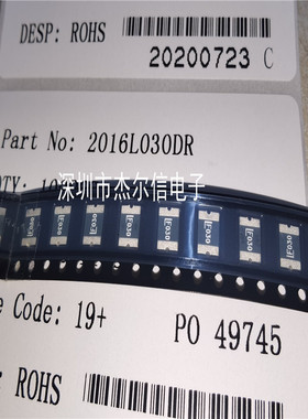 2016L030DR 丝印LF030 2016 0.3A 300MA 60V力特 进口原装 可直拍
