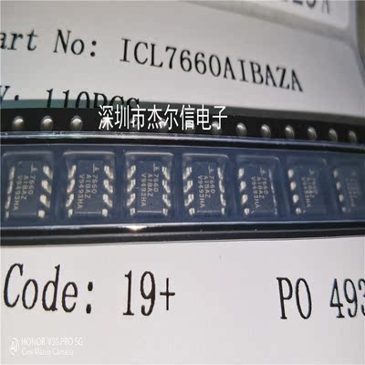 ICL7660AIBAZA-T ICL7660AIBAZ INTERSIL SOP8全新进口原装 直拍