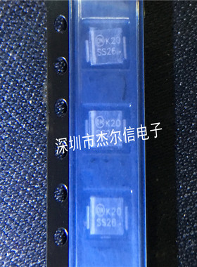 SS26T3G SS26 2A 60V 肖特基二极管 ON DO-214AA 进口原装 可直拍
