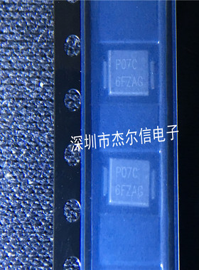 P0720SCLRP 丝印P07C 65V 400MA LITTELFUSE/力特 SMB型 原装直拍