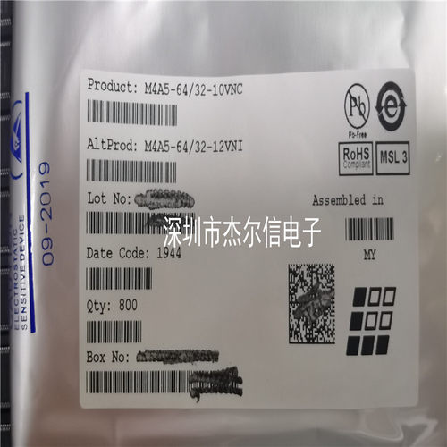 M4A5-64/32-10VNC M4A5-64/32--12VNI LATTICE TQFP44 进口原装