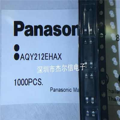 AQY212EHAX 212EH PANASONIC松下 光耦继电器 SOP-4 进口原装直拍