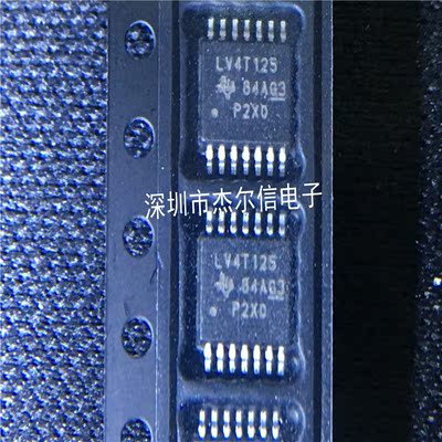 SN74LV4T125PWR 丝印LV4T125 TI TSSOP-14 全新进口原装 可直拍