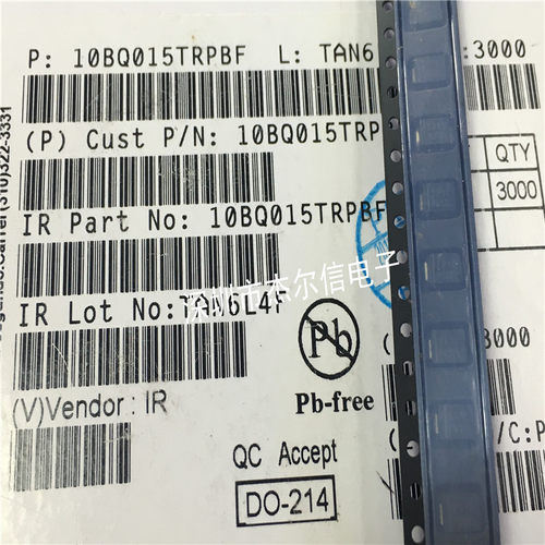 10BQ015TRPBF 丝印IR1C VISHAY SMB型 DO-214AB 进口原装 可直拍