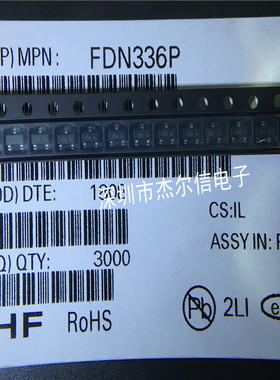 FDN336P 丝印336 FSC/ON SOT-23 全新进口原装 可直拍 出样