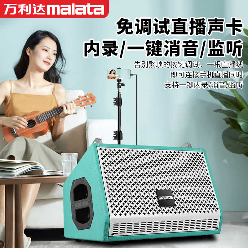 直播音响K歌音箱广场舞便携式蓝牙乐器移动演出大功率家庭通用