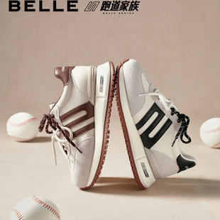 女鞋 F1N1 子2026春季 运动休闲鞋 F1N1DAM6 新款 百丽厚底跑道阿甘鞋