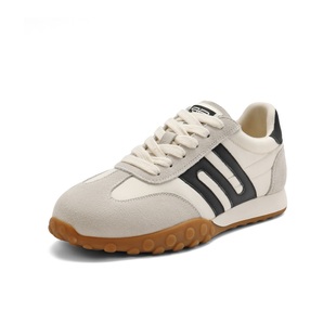 运动风单鞋 百丽活力慢跑德训鞋 2025春新款 女鞋 B1U1DAM5 平底阿甘鞋