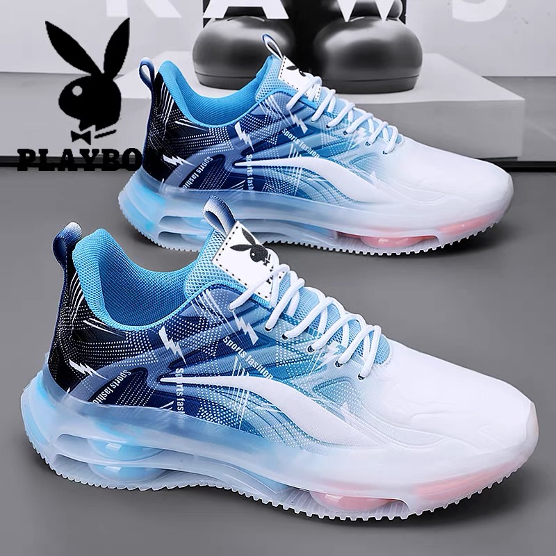 花花公子男鞋夏季气垫减震青少年跑步鞋男软底耐磨初中生运动潮鞋