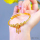 2025新款 金店同款 沙金捕梦网手镯女款 高级感轻奢小众设计感手饰品