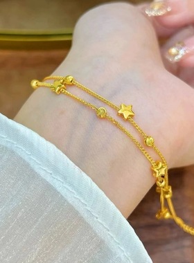 金店同款沙金手链女款2025新款