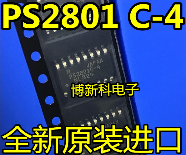 PS2801C-4-F3-A PS2801C-4 贴片 SOP-16 四通道光耦 全新原装进口