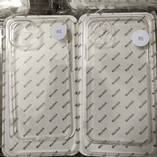 适用于苹果IPHONE XR XS 11 12 14 15PLUS 16E 17PROMAX密封盒装高透明王精孔防摔保护套TPU硅胶全包手机软壳