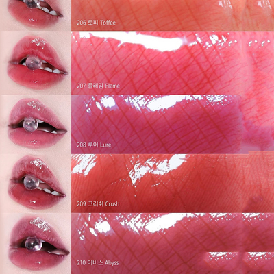 韩国专柜 Coralhaze25年新 New Dew Drop露珠水润保湿水光唇彩