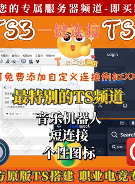 Teamspeak3搭建ts6语音服务器频道搭建连接中文官方原版账号连接