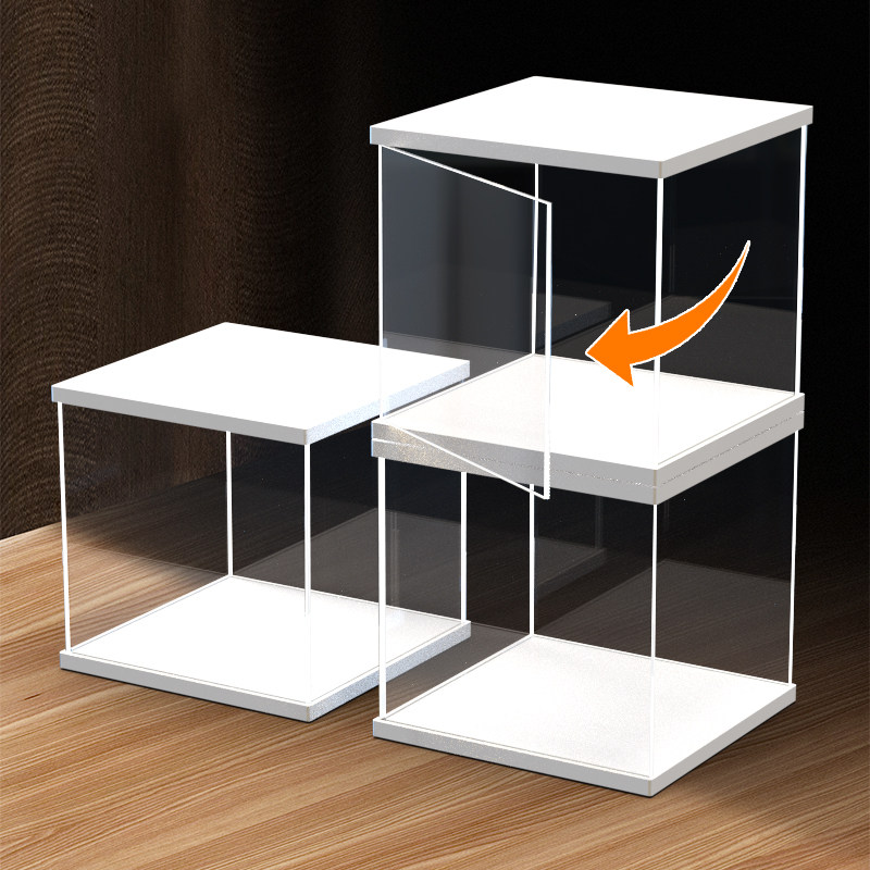 可开门亚克力展示盒手办乐高家用免胶防尘柜子动漫玩具公仔收纳盒,模玩/动漫/周边/娃圈三坑/桌游,手办模型场景道具娃屋,淘宝优惠券,粉丝福利购,淘宝优惠卷