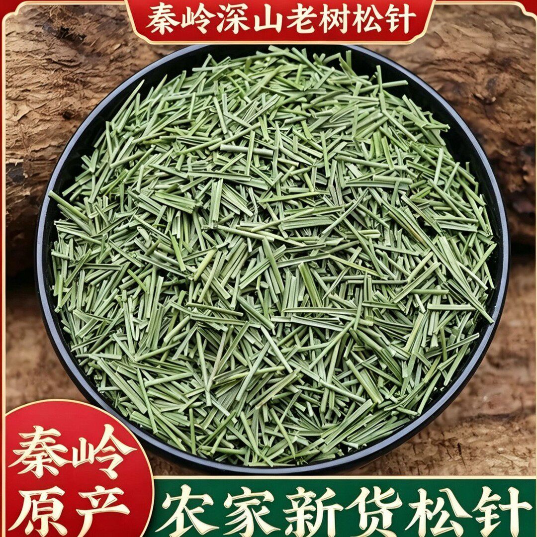 秦岭老树马尾松松针松子人工自然阴干源产地非松子干货马尾松针松