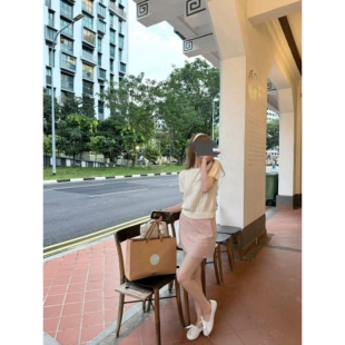 0310 000 蘑糯糯粉色 黄色短裙子5123