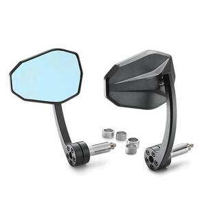适用KTM390 250 790 1290 duke后视镜改装配件手把镜大视野反光镜