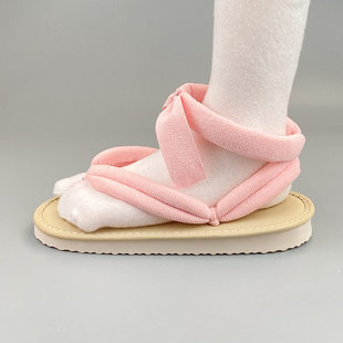 甘露寺蜜璃 cos木屐万圣节cos鞋子二人字拖软底舒适日式拖鞋