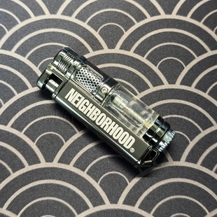 潮牌NBHD创意防风打火机2025年火爆款网红款透明气仓金属充气火机