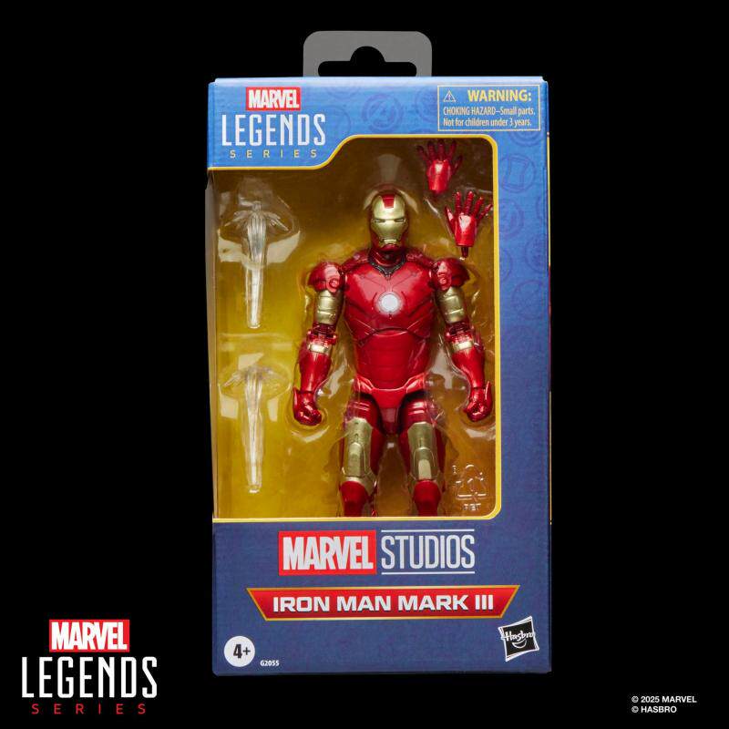 【现货】孩之宝漫威MarvelLegends 电影版钢铁侠MK3 6寸可动人偶